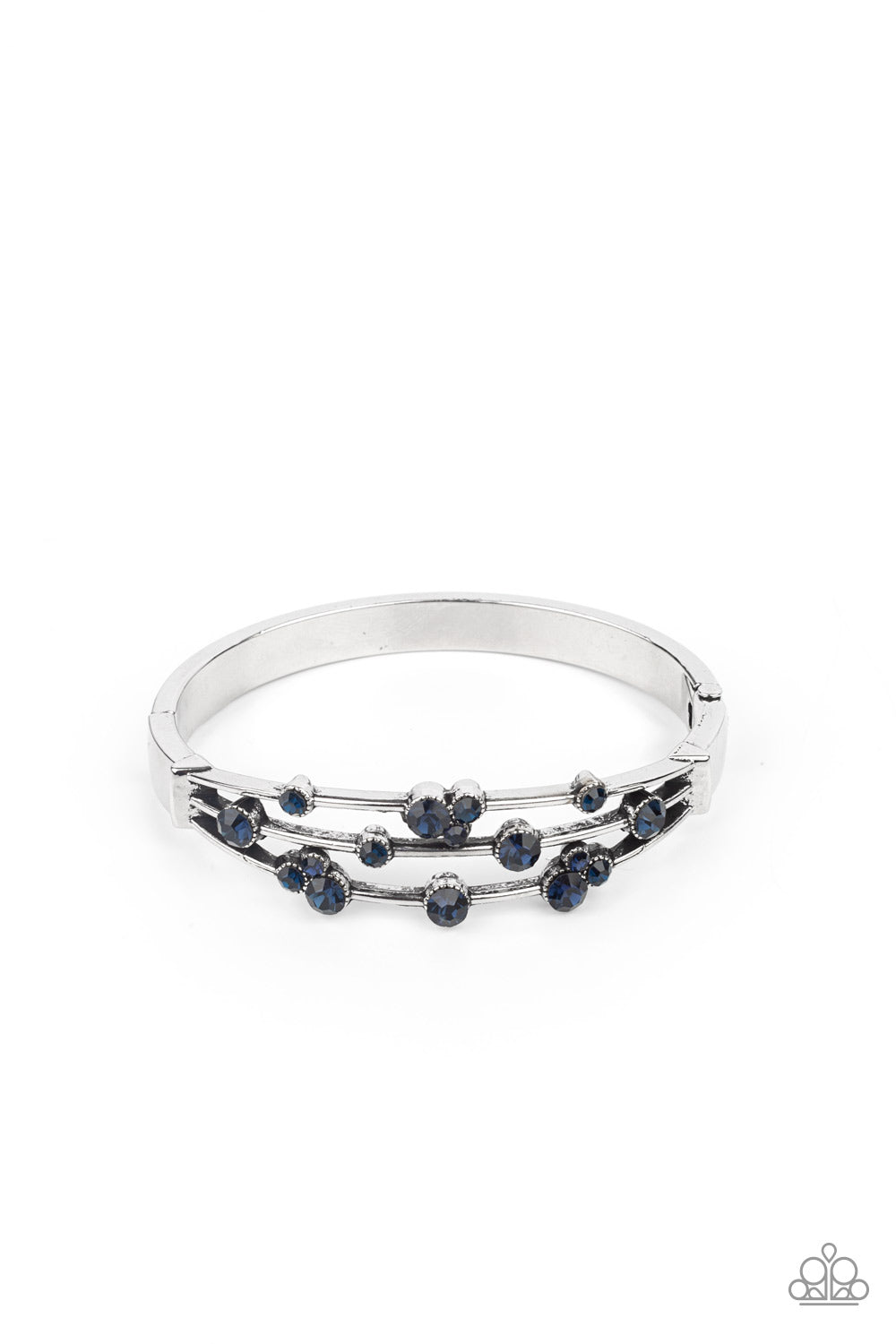 Cosmic Candescence - Blue Hinged Bracelet