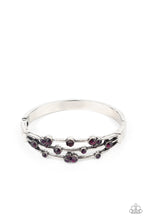 Load image into Gallery viewer, Cosmic Candescence - Purple Hinged Bracelet