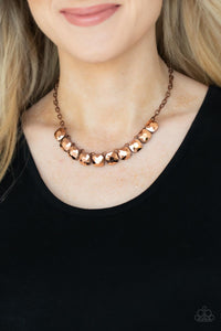 Radiance Squared - Copper Necklace