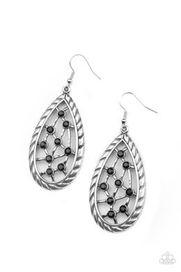 Industrial Incandescence - Black Earrings