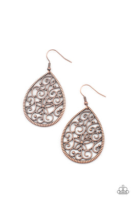 Tour de Garden - Copper Earrings