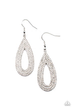 Load image into Gallery viewer, Exquisite Exaggeration - White Earrings