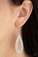 Load image into Gallery viewer, Exquisite Exaggeration - White Earrings