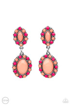 Load image into Gallery viewer, Positively Pampered - Orange Clip-On Earrings