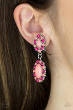 Load image into Gallery viewer, Positively Pampered - Orange Clip-On Earrings