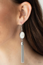 Load image into Gallery viewer, Oceanic Opalescence - White Earrings