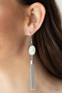 Oceanic Opalescence - White Earrings