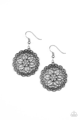 Flower Shop Sparkle - White Earrings