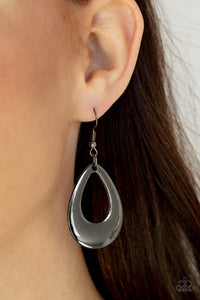 All Allure, All The Time - Black Gunmetal Earrings