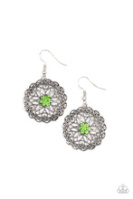 Load image into Gallery viewer, Flower Shop Sparkle - Green Earrings