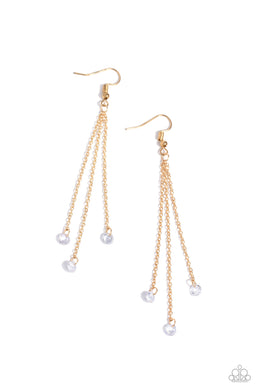 Divine Droplets - Gold Earrings