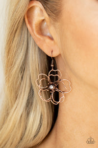 Petal Power - Copper Earrings