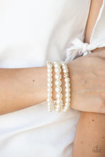 Load image into Gallery viewer, Here Comes The Heiress - Gold Stretchy Bracelets