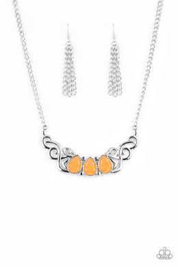 Heavenly Happenstance - Orange Necklace