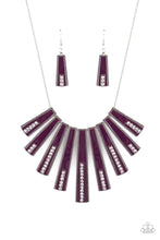 Load image into Gallery viewer, FAN-tastically Deco - Purple Necklace