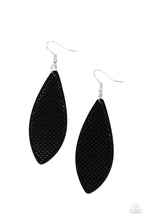 Load image into Gallery viewer, Surf Scene - Black Earrings