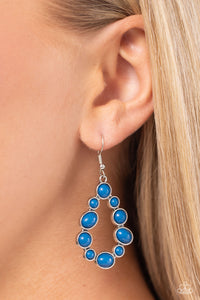 POP-ular Party - Blue Earrings