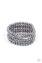 Load image into Gallery viewer, A Pearly Affair - Silver Stretchy Bracelet