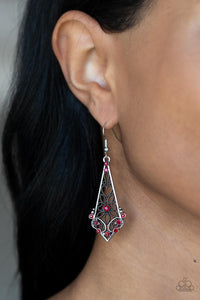 Casablanca Charisma - Red Earrings