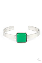 Load image into Gallery viewer, Prismatically Poppin - Green Cuff Bracelet