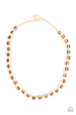 Highland Hustler - Brown Necklace