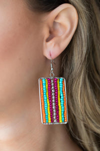 Beadwork Wonder - Multicolor Earrings