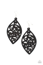 Load image into Gallery viewer, Coral Garden - Black Earrings