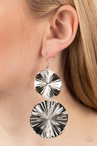 In Your Wildest FAN-tasy - Silver Earrings