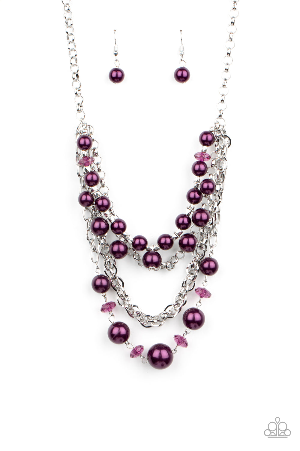 Rockin Rockette - Purple Necklace