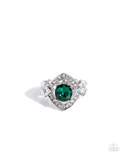 Load image into Gallery viewer, Undefeated Dazzle - Green Dainty Ring