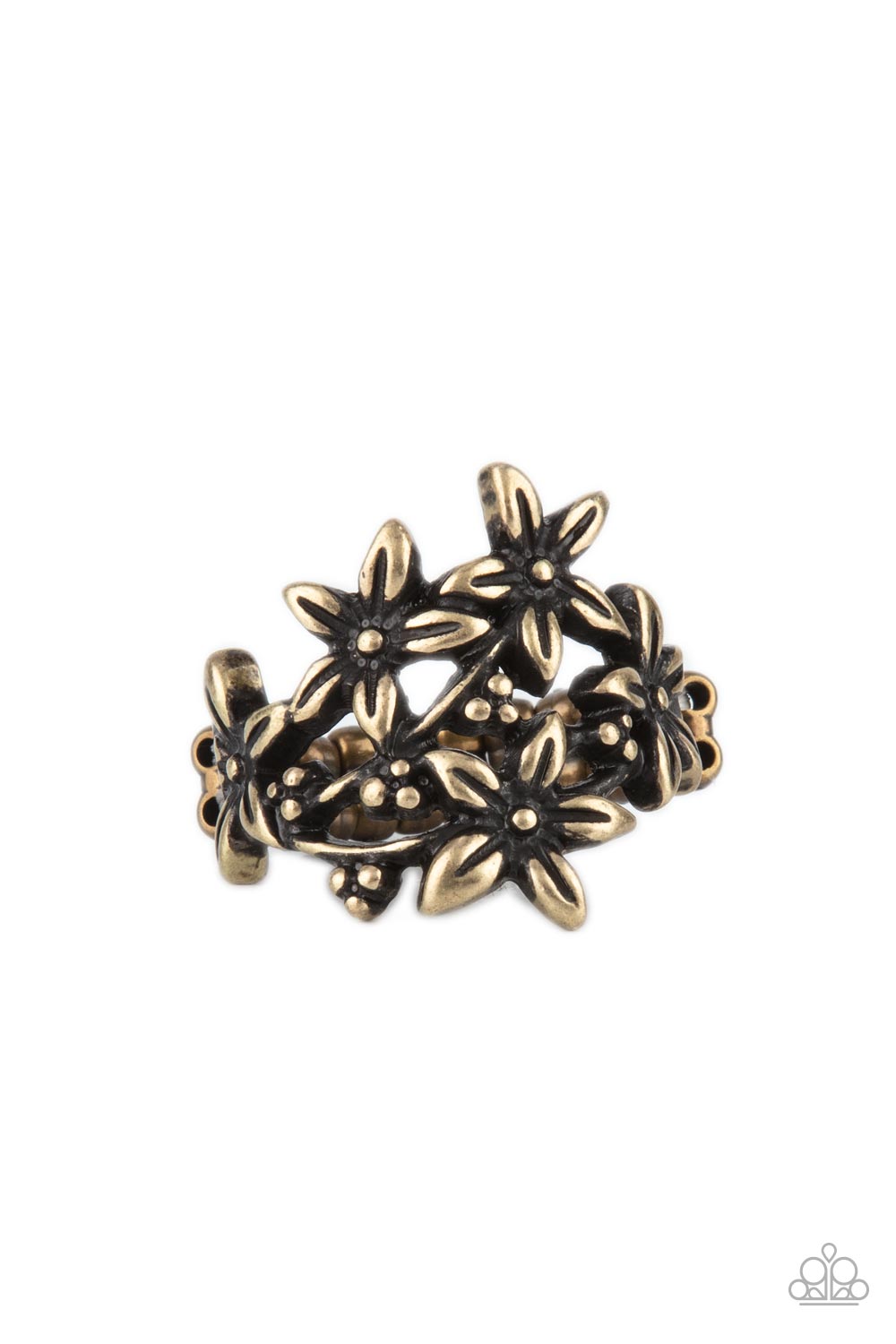 Prairie Primrose - Brass Dainty Ring