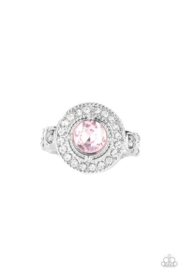 Targeted Timelessness - Pink Dainty Ring