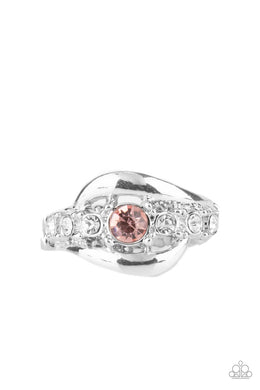 Graceful Gallantry - Pink Dainty Ring