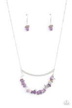 Load image into Gallery viewer, Pebble Prana - Purple Necklace