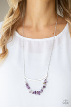 Load image into Gallery viewer, Pebble Prana - Purple Necklace