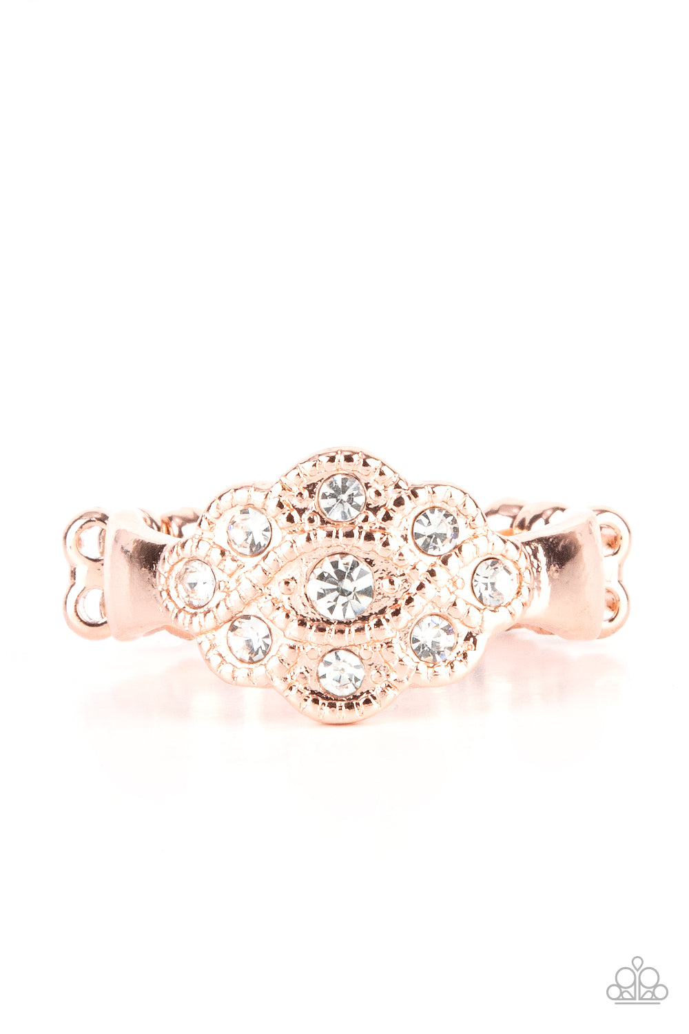 Floral Frou-Frou - Copper Ring