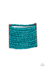 Load image into Gallery viewer, Waikiki Wonderland - Blue Stretchy Bracelet