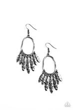 Load image into Gallery viewer, Artisan Aria - Black Gunmetal Earrings