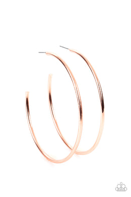 Mega Metro - Copper Hoop Earrings