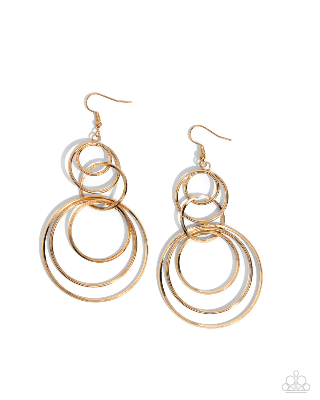 Disorienting Demure - Gold Earrings