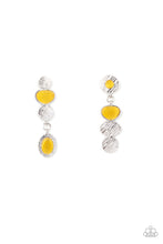 Load image into Gallery viewer, Asymmetrical Appeal - Yellow Post Earrings