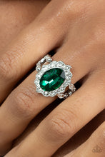 Load image into Gallery viewer, Oval Office Opulence - Green Dainty Ring