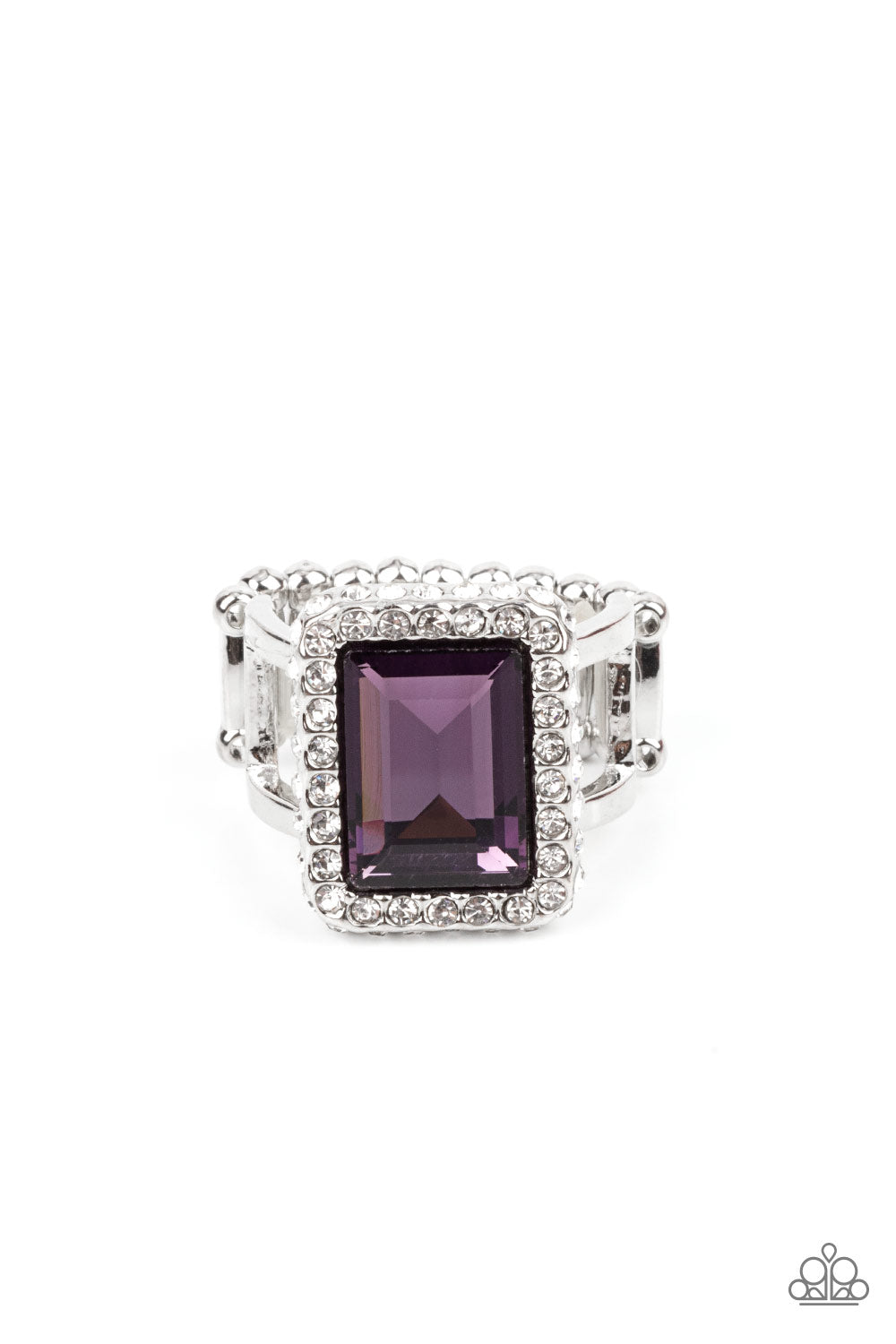 Glamorously Glitzy - Purple Ring