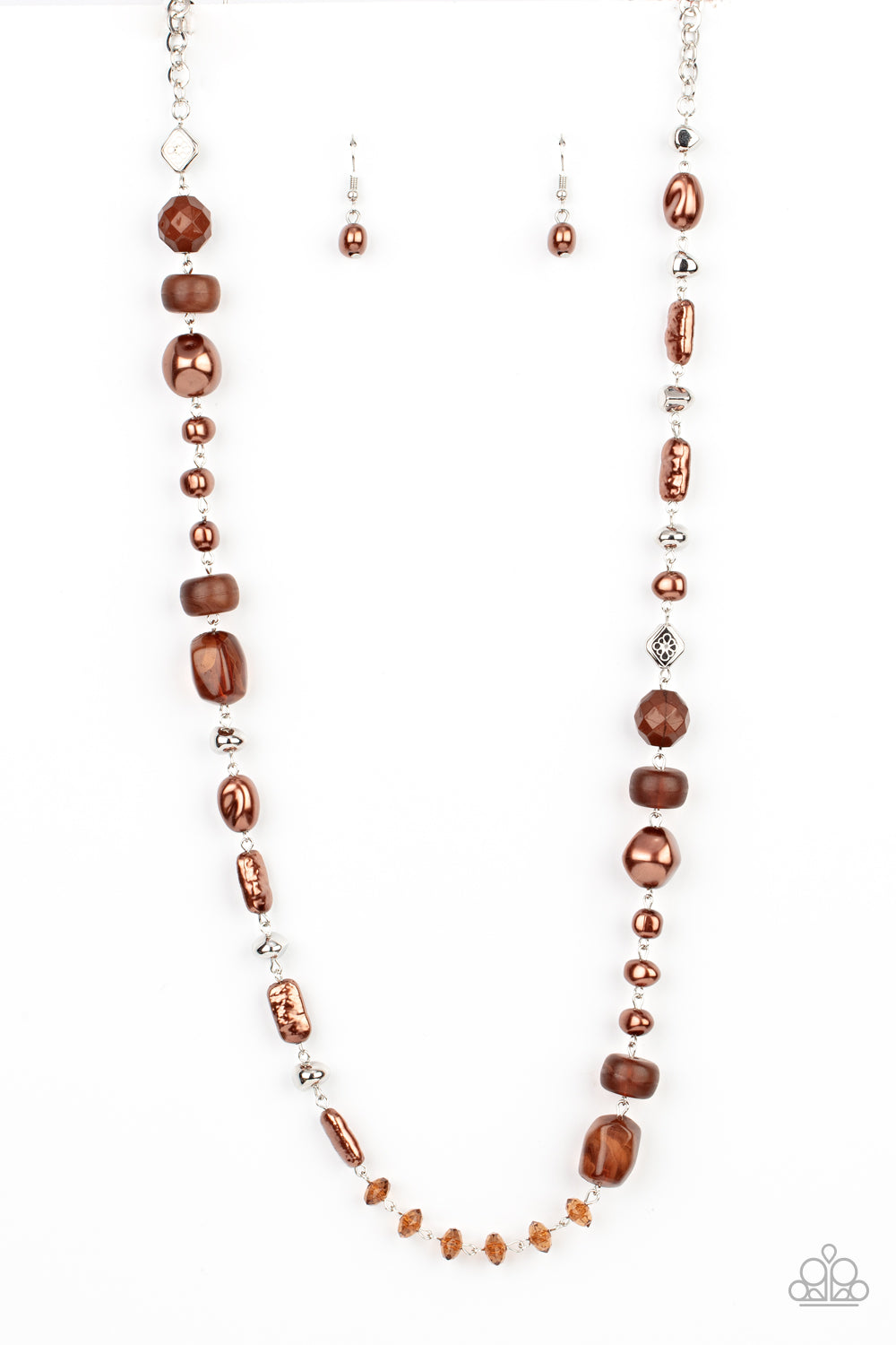 Juicy Gossip - Brown Necklace