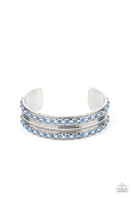 Costa Rica Retreat - Blue Cuff Bracelet