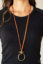 Load image into Gallery viewer, Noticeably Nomad - Orange Necklace