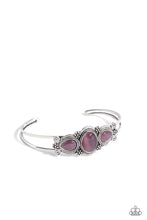 Load image into Gallery viewer, Greenhouse Glamour - Purple Cuff Bracelet