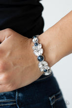 Load image into Gallery viewer, Regal Reminiscence - Blue Cuff Bracelet