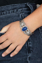 Load image into Gallery viewer, Solar Solstice - Blue Cuff Bracelet