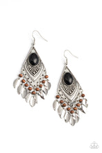 Load image into Gallery viewer, Earthy Etiquette - Black Earrings